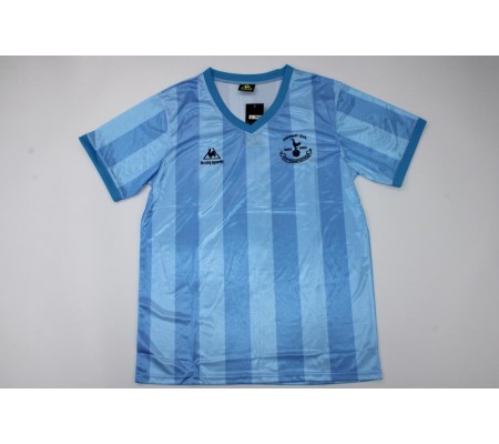 Tottenham Hotspur 1982 Away Blue Soccer Jersey